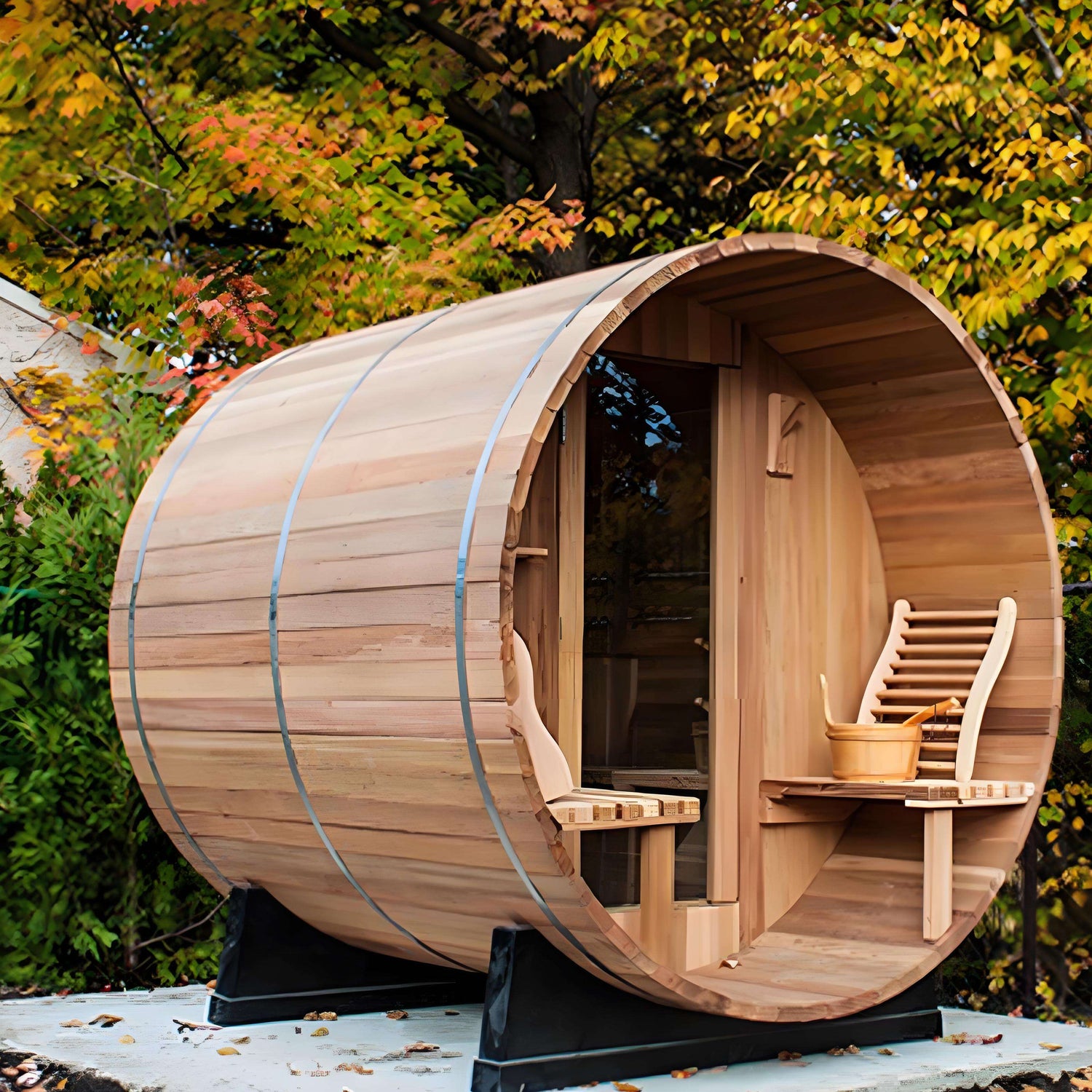 Outdoor sauna