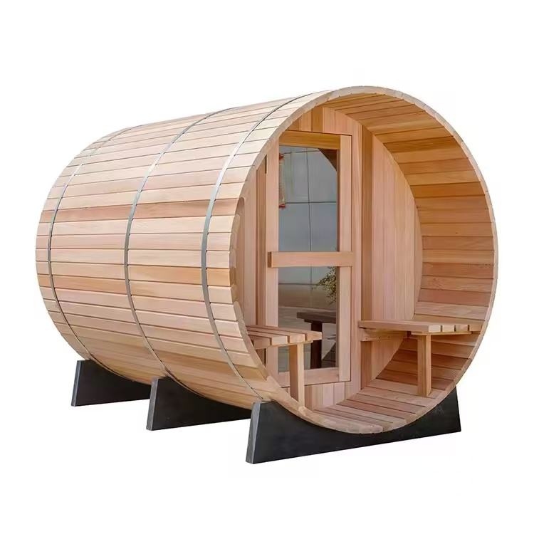 Premium Outdoor Prefabricated Sauna Luxury Steam Sauna Custom Outdoor Traditional Steam Garden Sauna