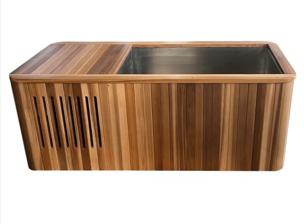 No.0004 Modern Design Wooden Spa Tub Customizable Cedar Whirlpool with Massage Feature for Gym Villa Relaxation for 6 People