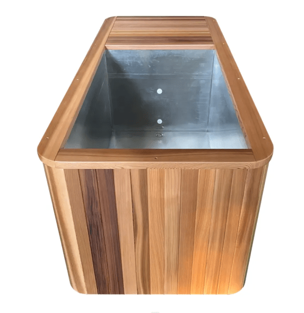 No.0004 Modern Design Wooden Spa Tub Customizable Cedar Whirlpool with Massage Feature for Gym Villa Relaxation for 6 People